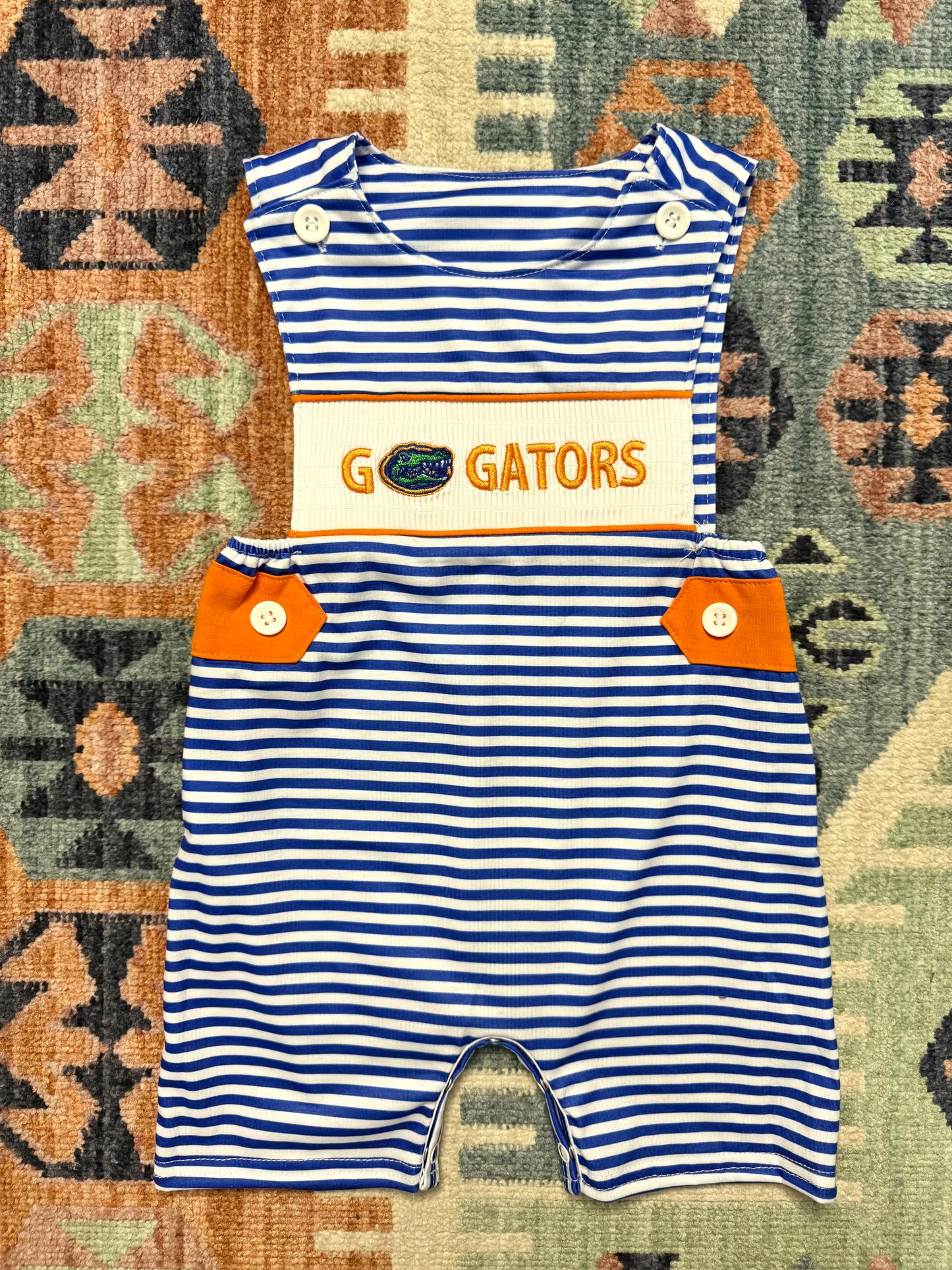 Boy’s Go Florida Blue & Orange Striped Jon Jon