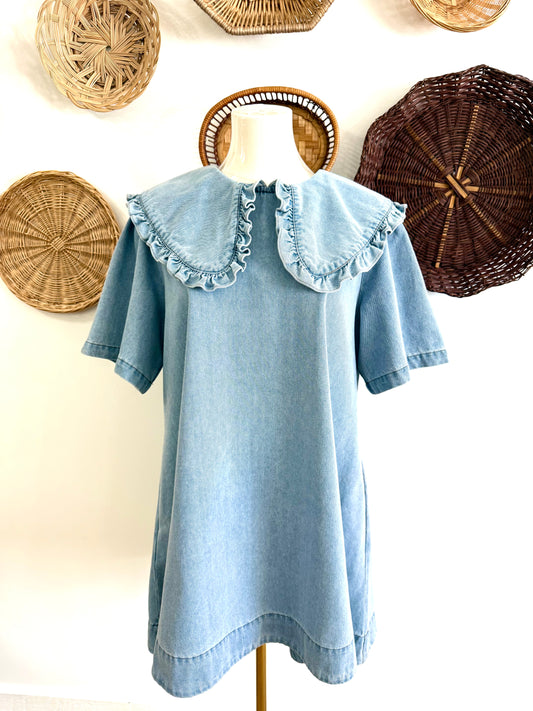 The Ravi Denim Collared Dress