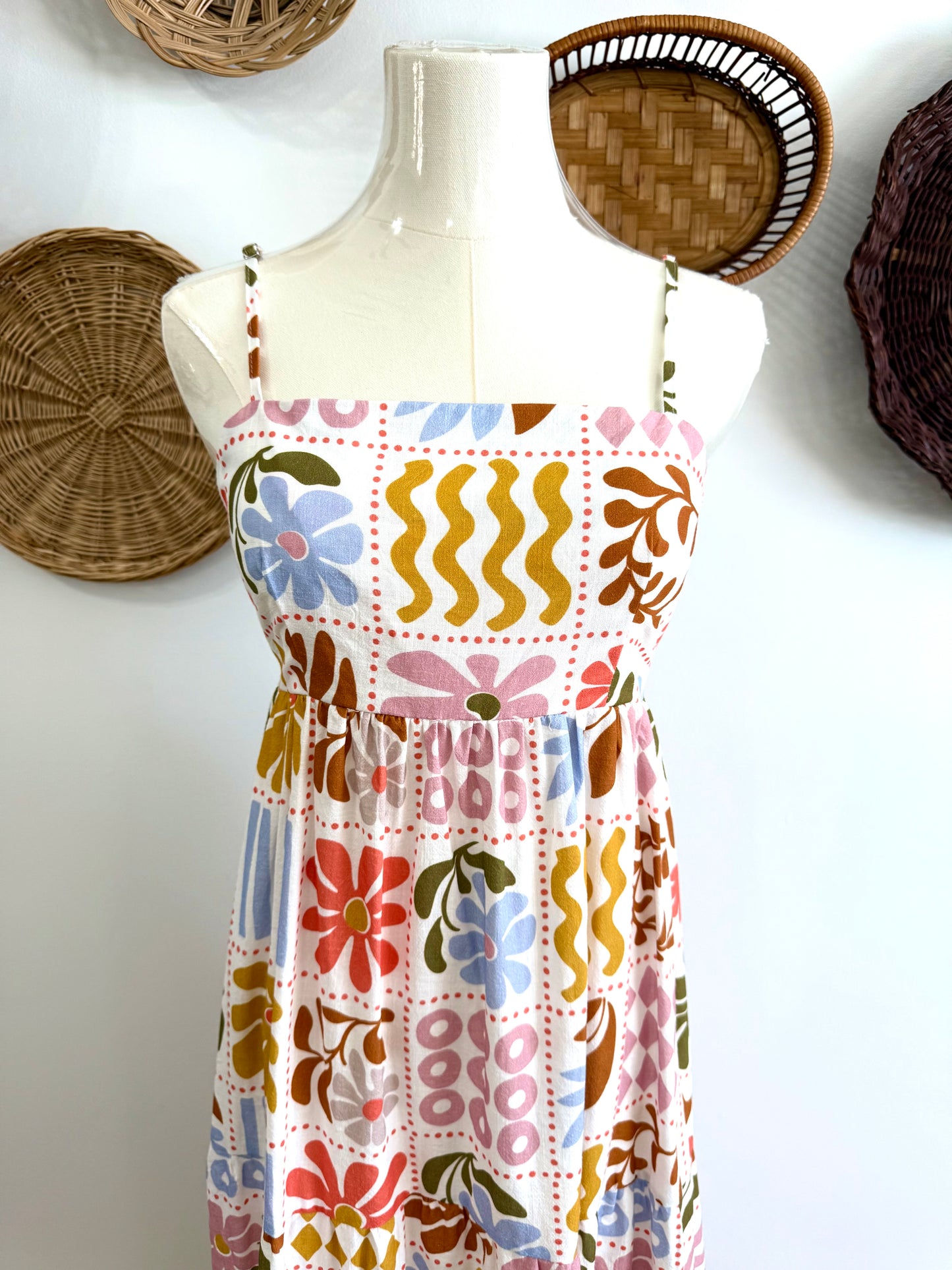 The Kade Boho Print Maxi Dress