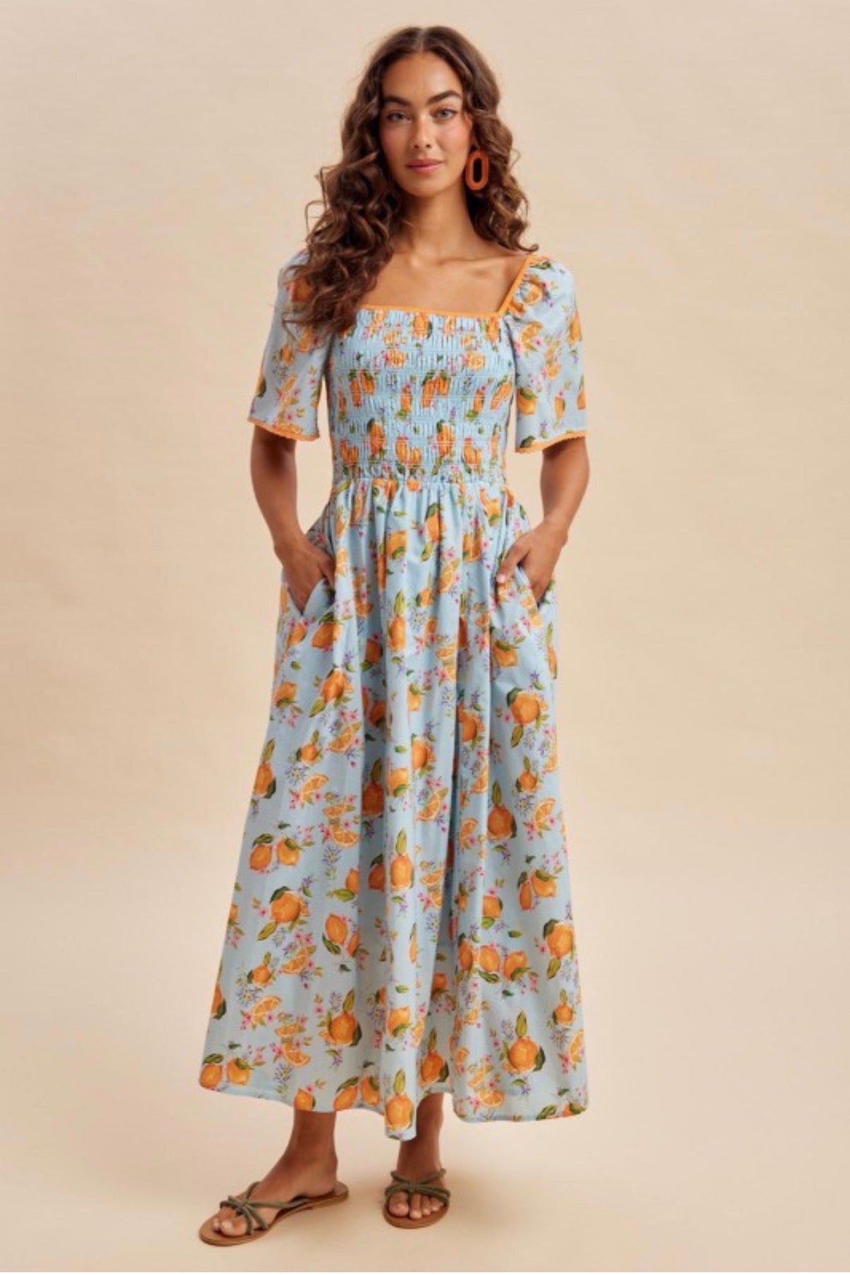 The Summer Citrus Maxi Dress