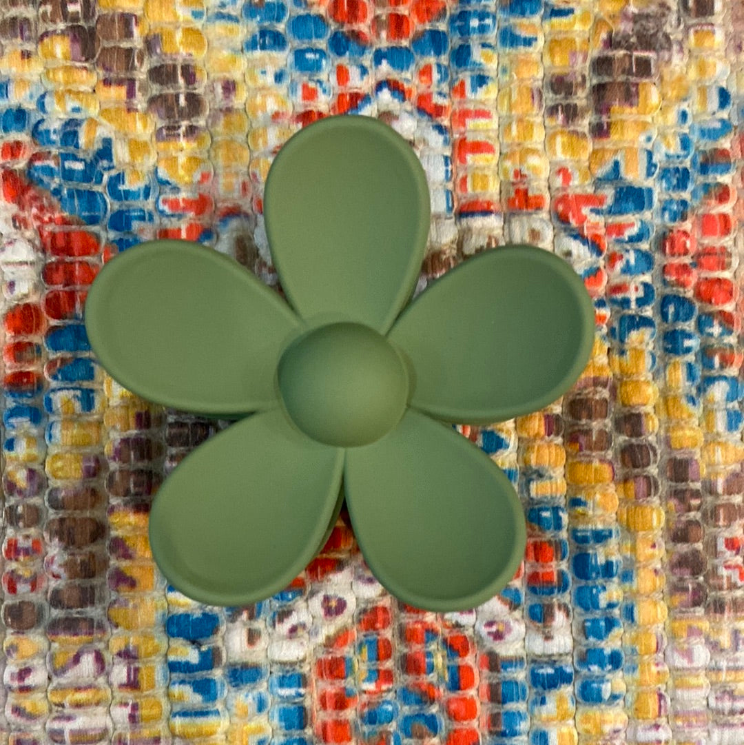 Daisy Flower Claw Clip