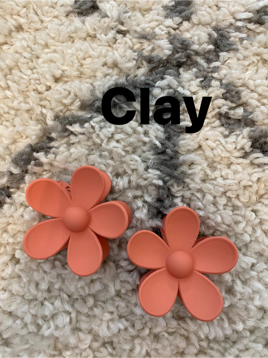 Daisy Flower Claw Clip