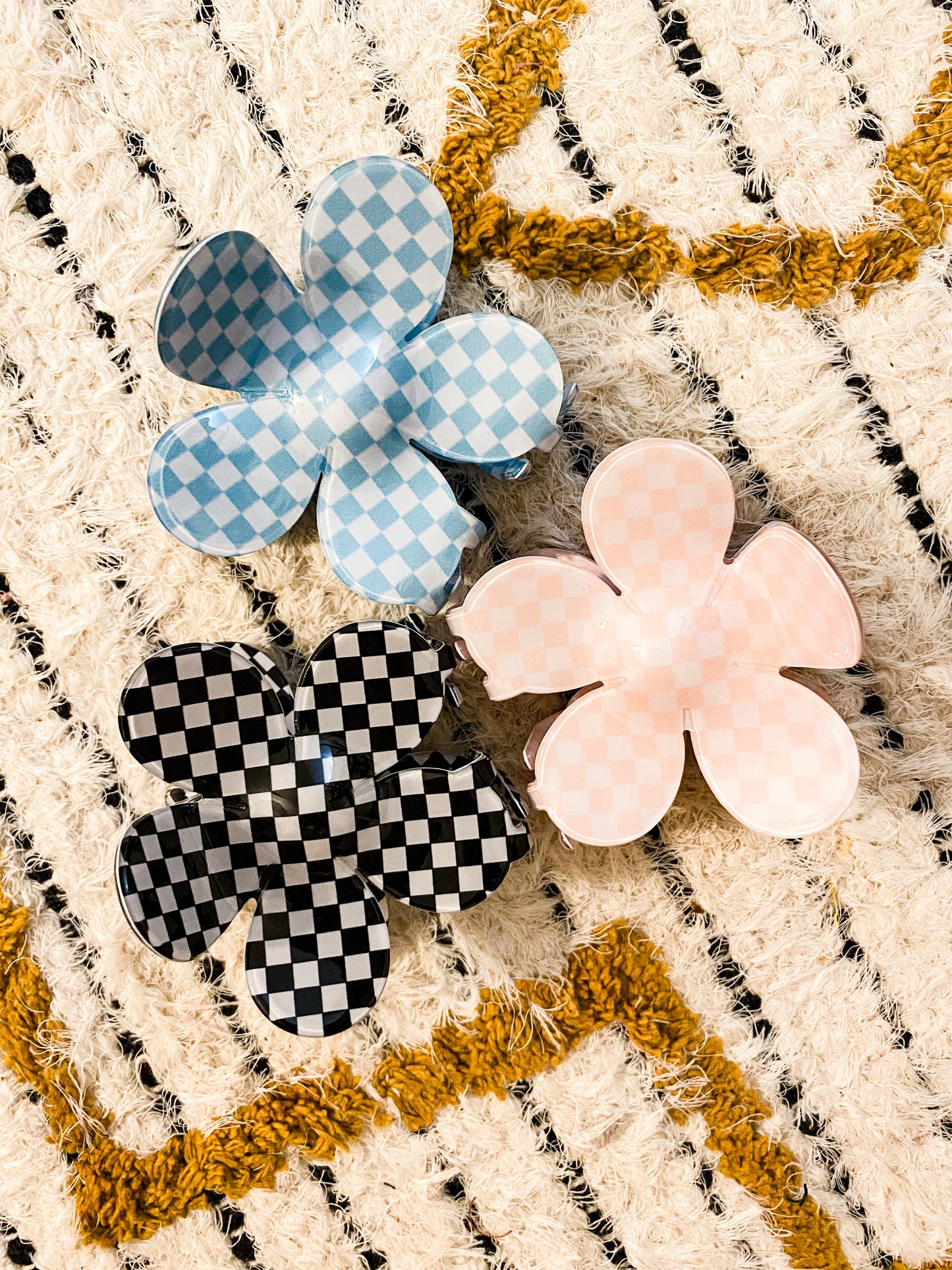 Daisy Flower Claw Clip