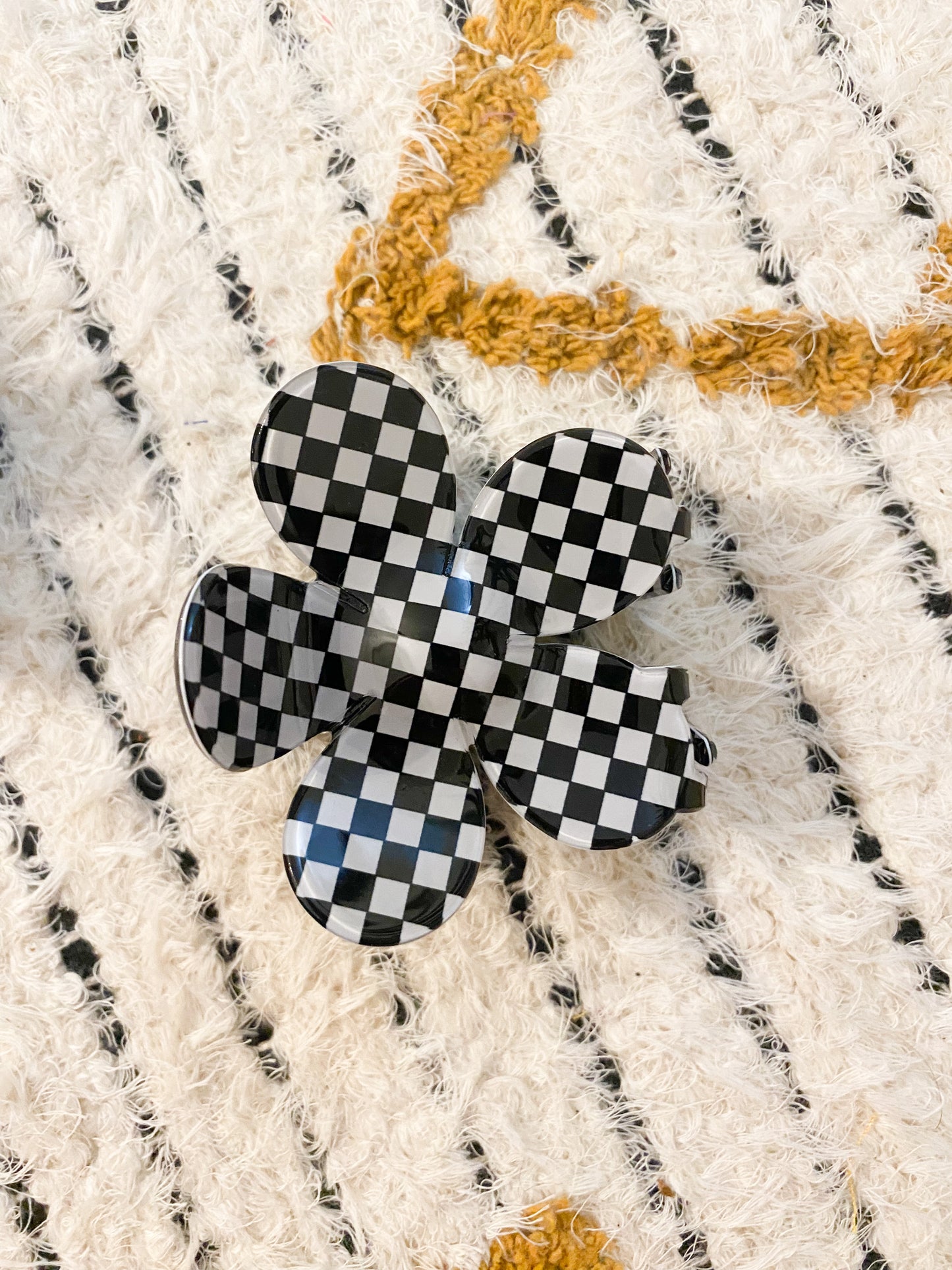 Daisy Flower Claw Clip