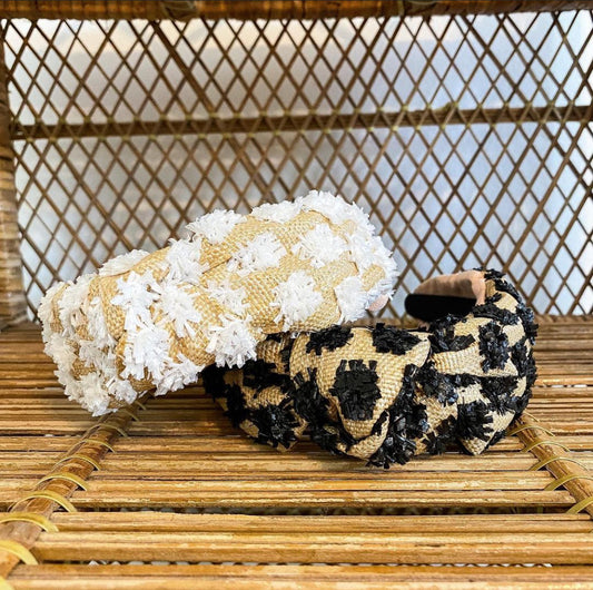The Arabella Raffia Headband