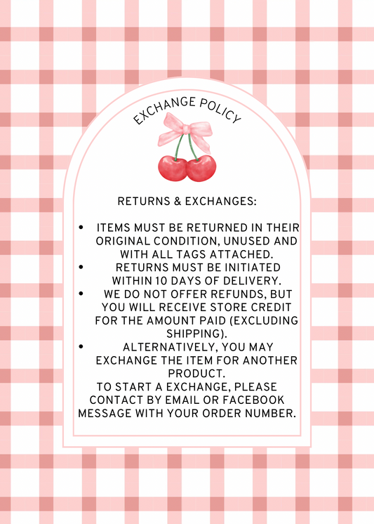 Exchange Policy