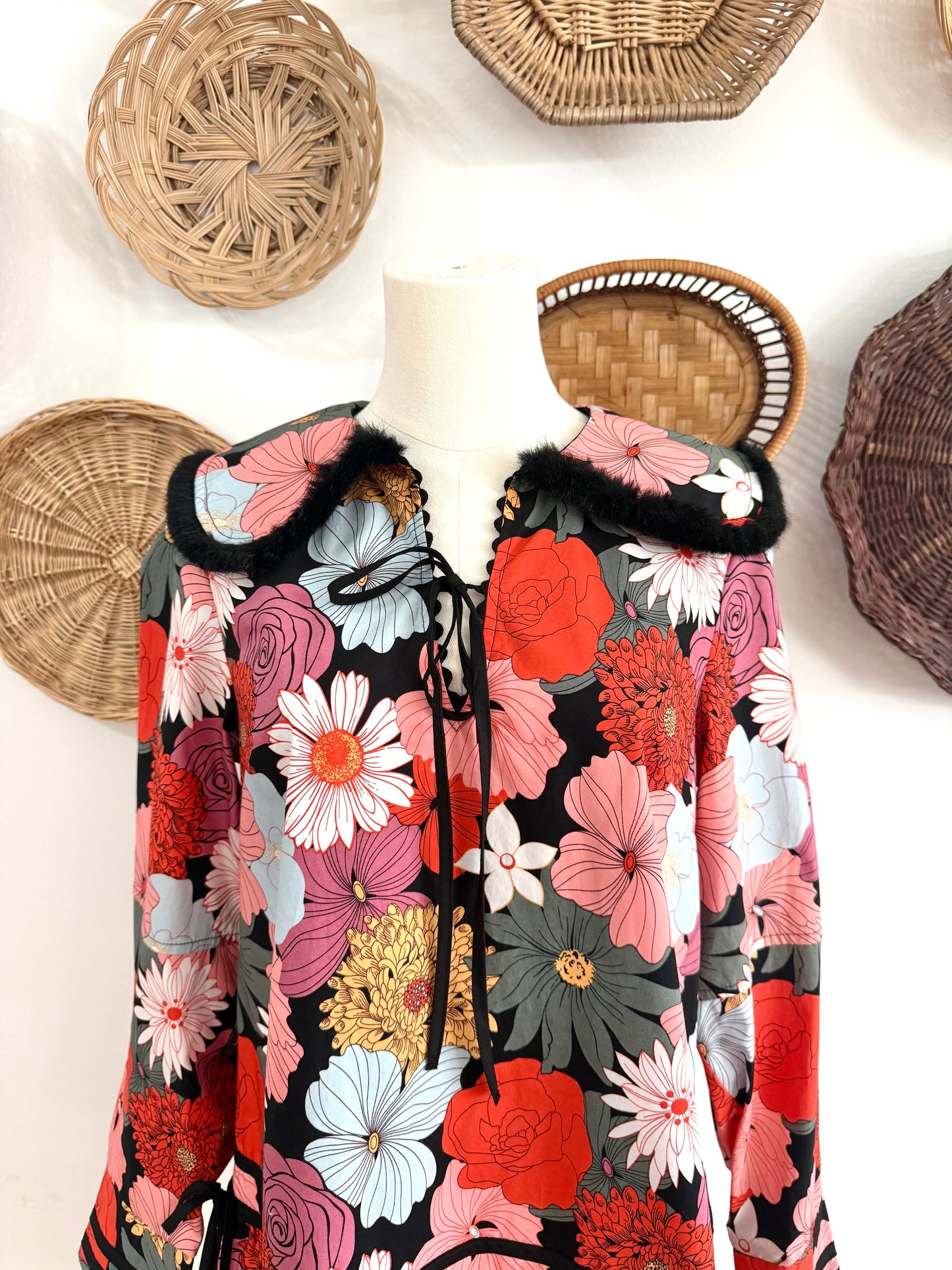 The Isla Bib Collar Floral Dress