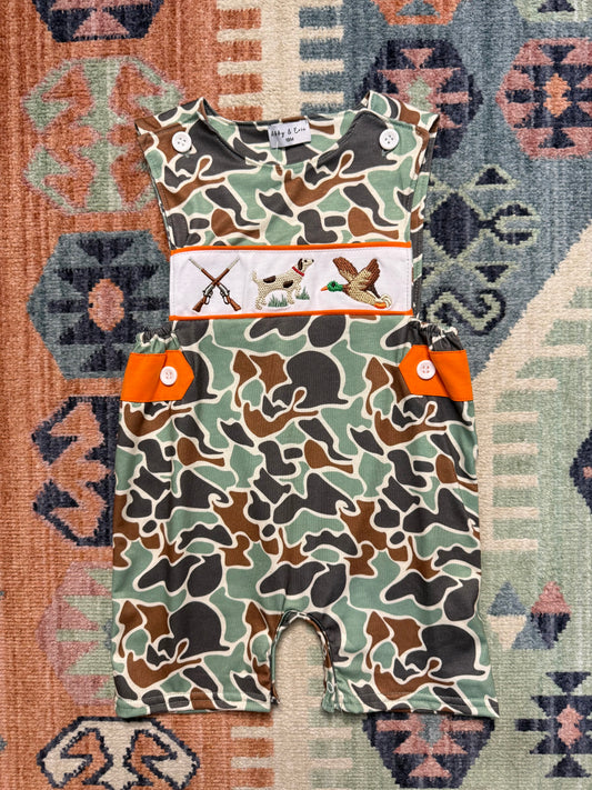 Boy’s Duck Camo Hunting Embroidered Jon Jon