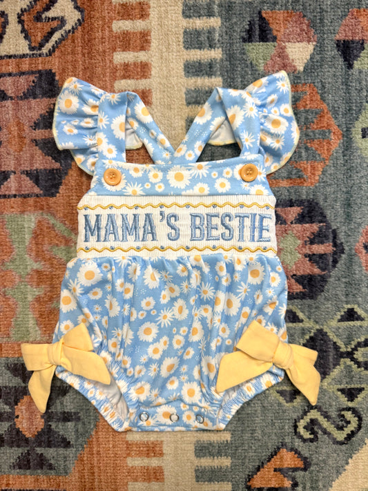 “Mama’s Bestie” Daisy Print Bubble