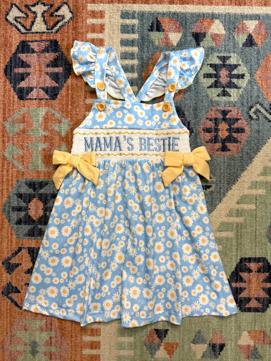 “Mama’s Bestie” Daisy Print Dress