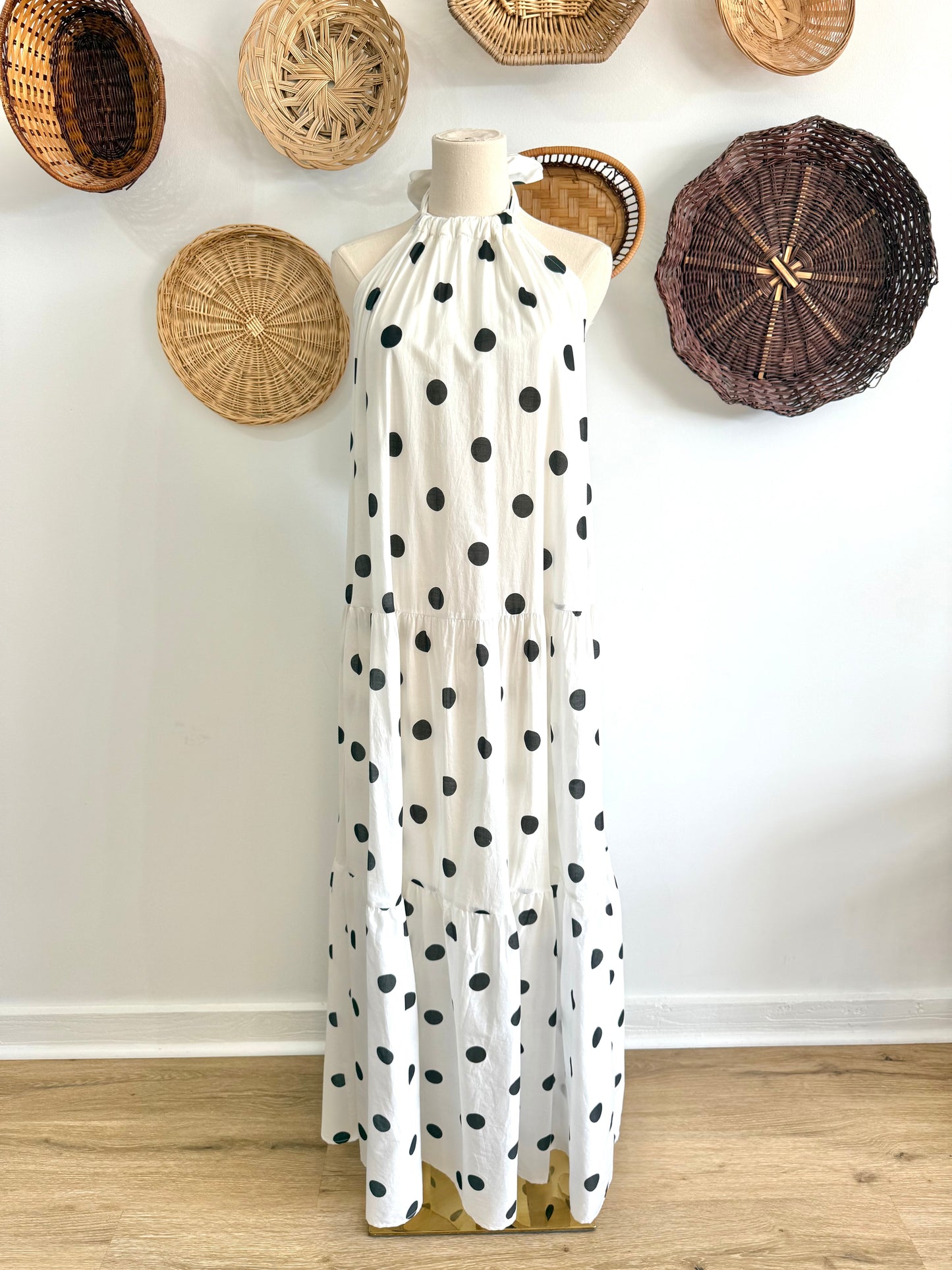 The Dottie Polka Dot Maxi Dress