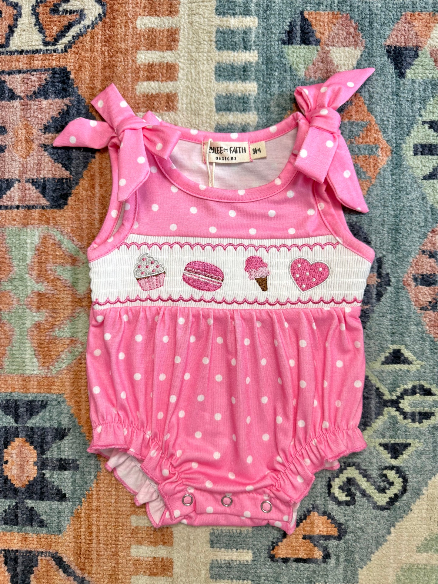 Smocked Summer Dessert Bubble