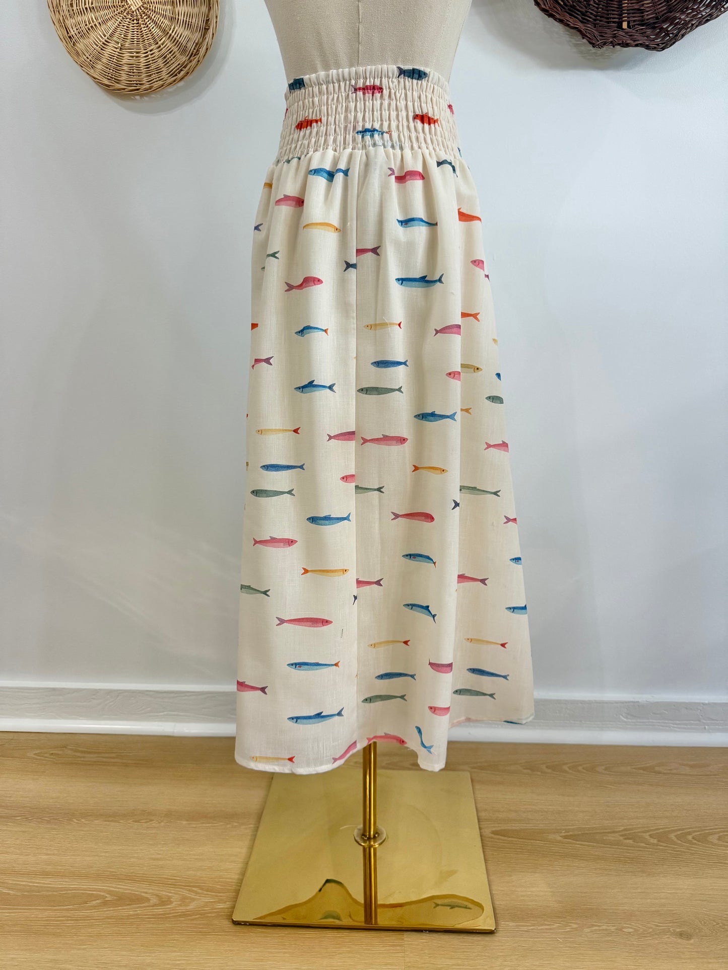 The Pearla Fish Print Skirt