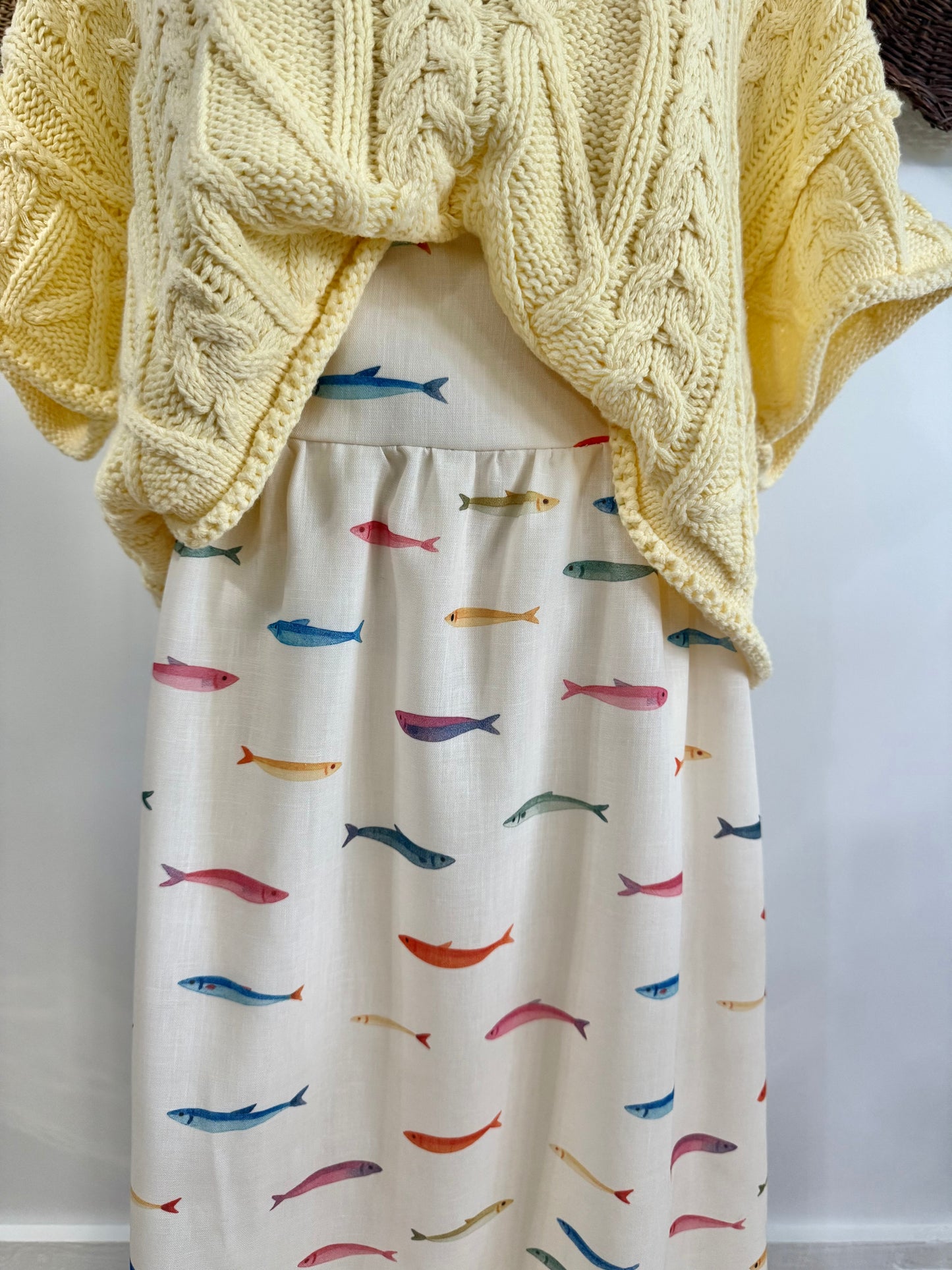 The Pearla Fish Print Skirt