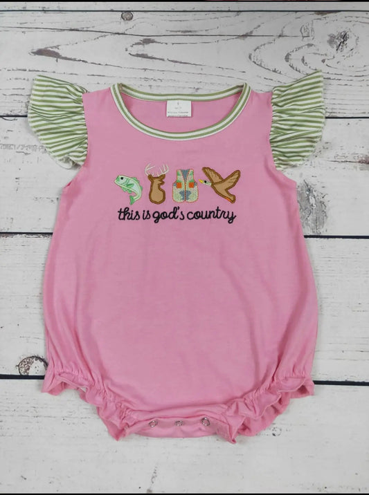 “This is God’s Country” Bubble in Pink